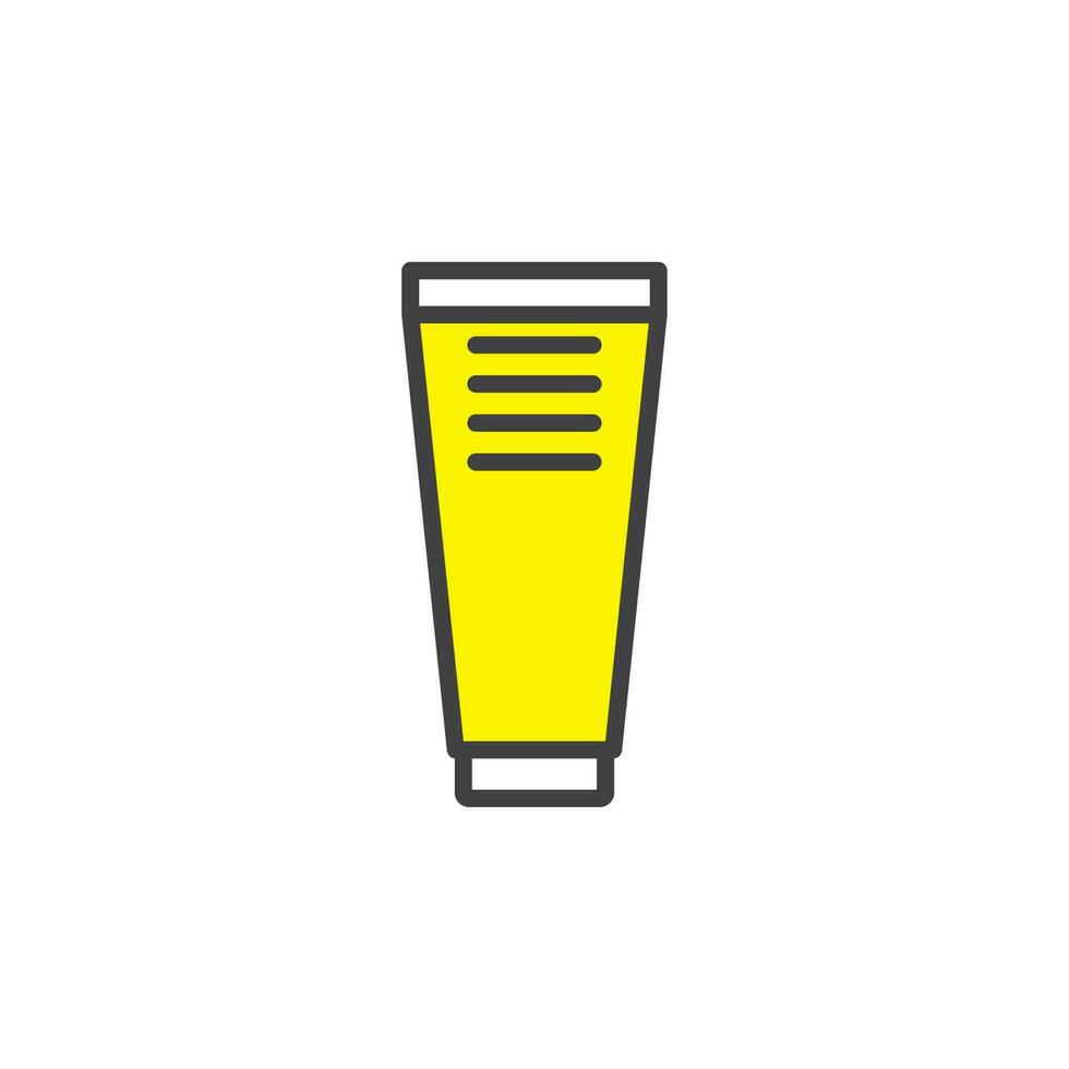 shaving cream icon. sign for mobile concept and web design. outline vector icon. symbol, logo illustration. vector graphics.