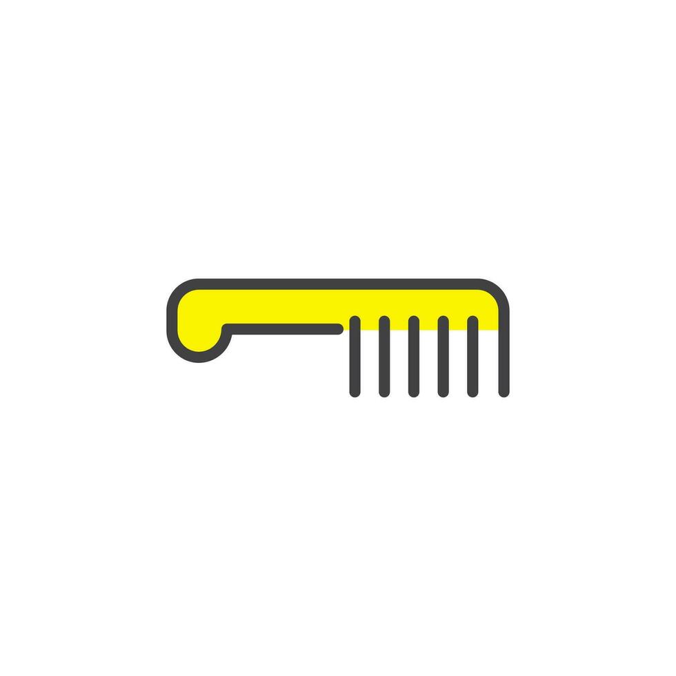 comb icon. sign for mobile concept and web design. outline vector icon. symbol, logo illustration. vector graphics.