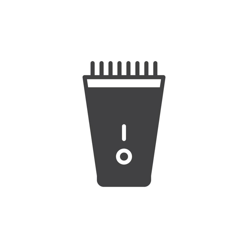 hairclipper icon. sign for mobile concept and web design. outline vector icon. symbol, logo illustration. vector graphics.