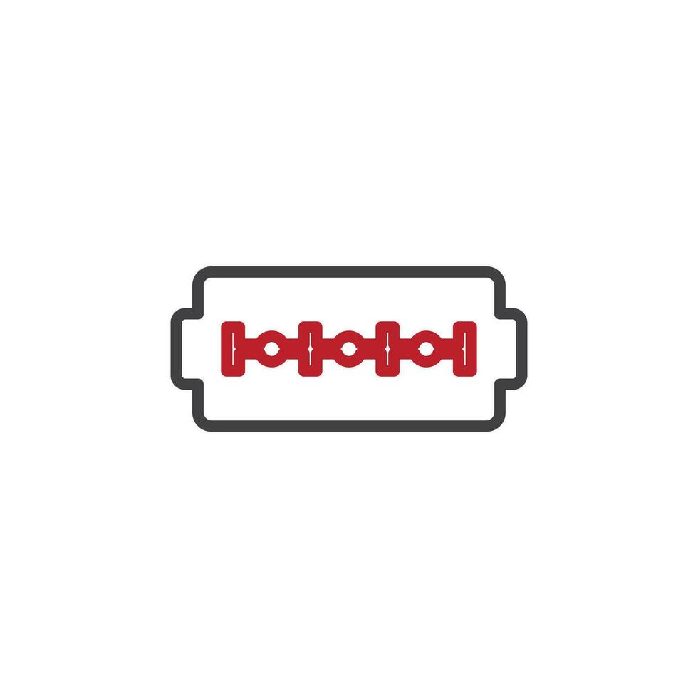 razor blade icon. sign for mobile concept and web design. outline vector icon. symbol, logo illustration. vector graphics.