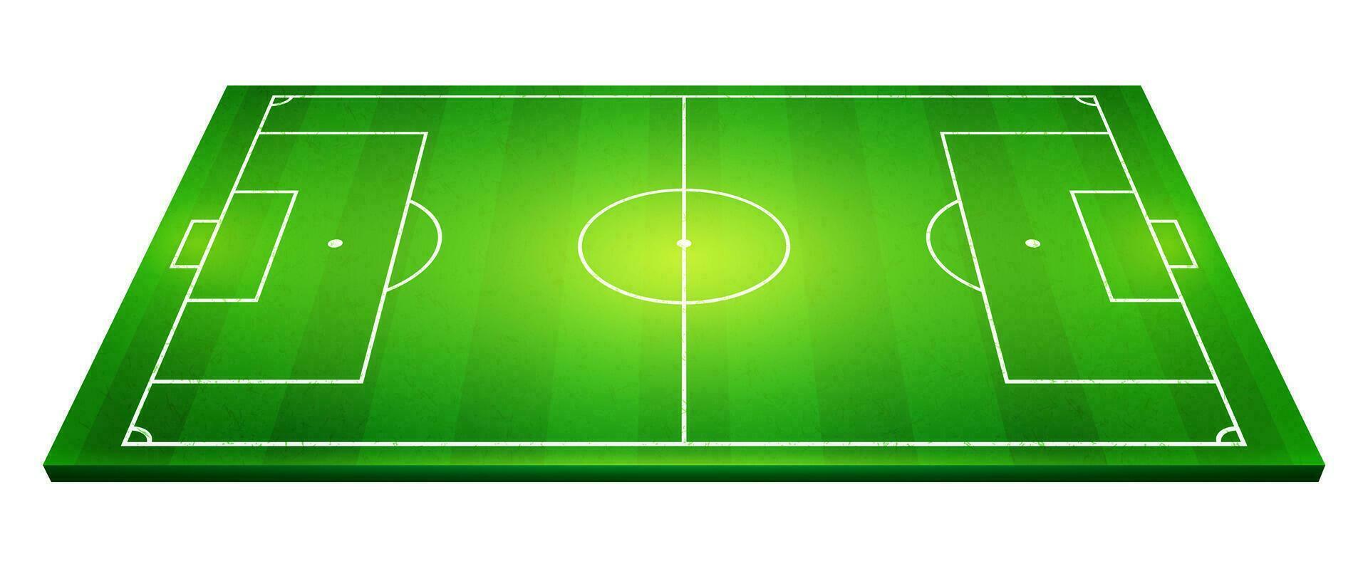 vector illustration of football field, soccer field