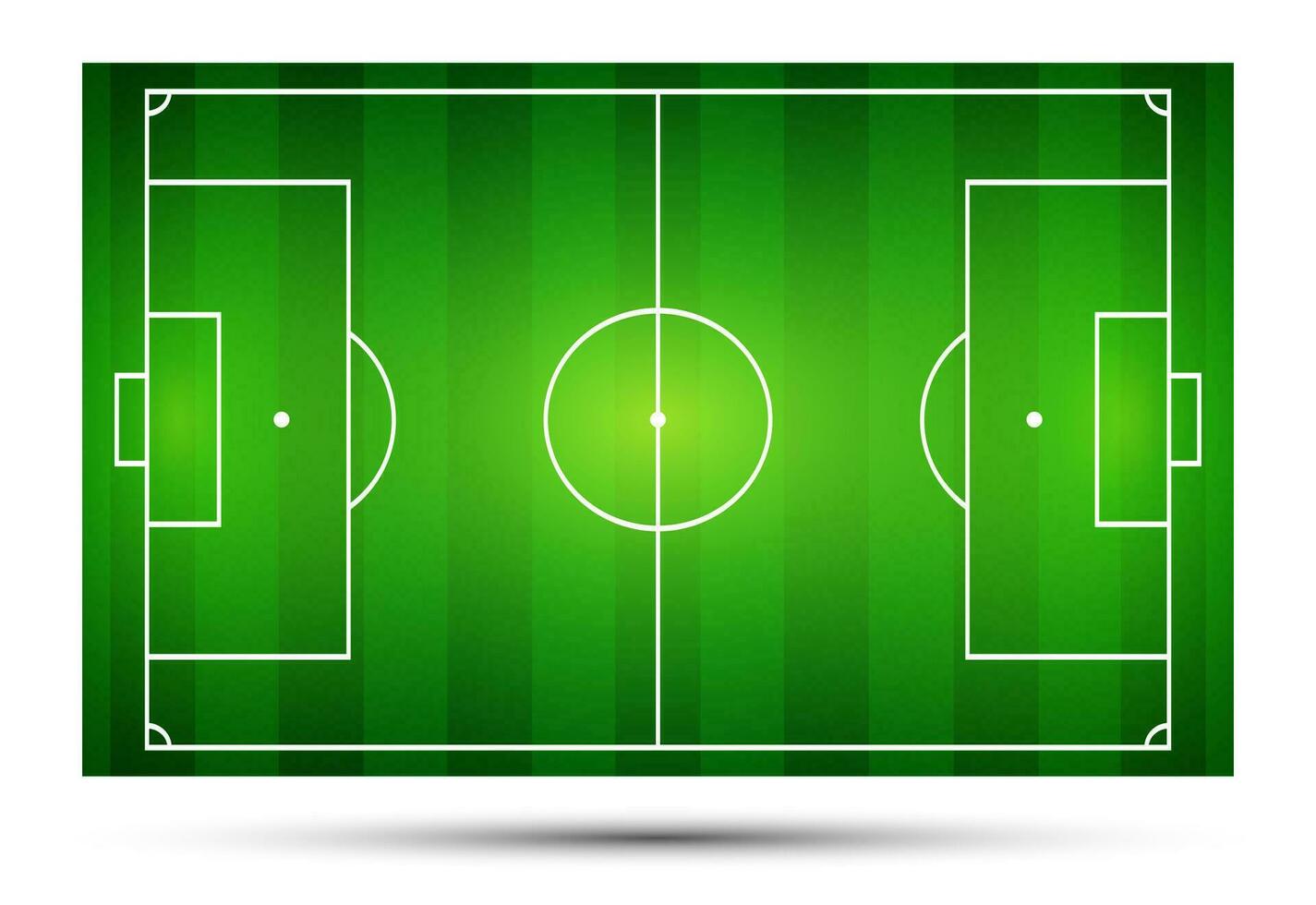 vector illustration of football field, soccer field