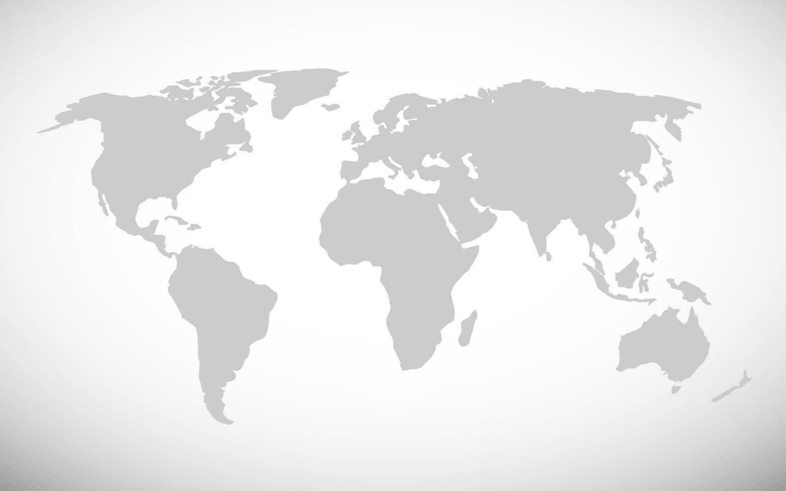 Simple world map vector illustration
