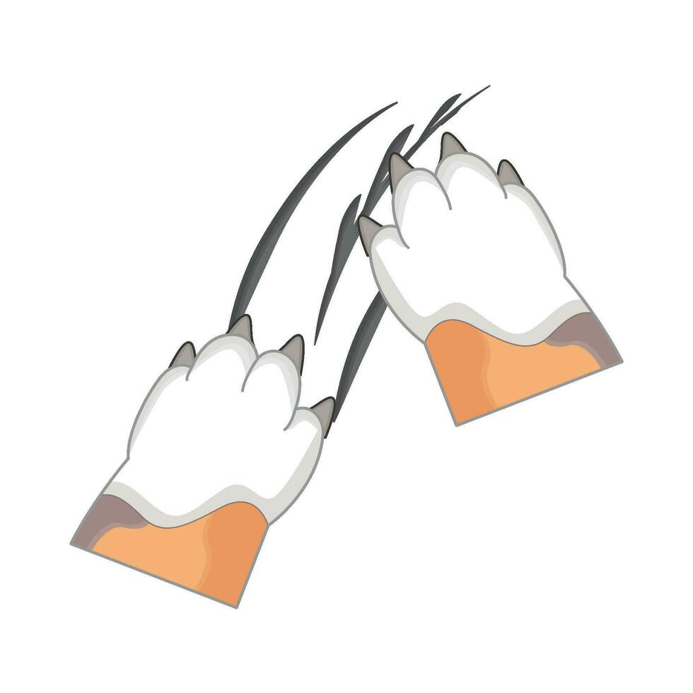 illustration of paw vector