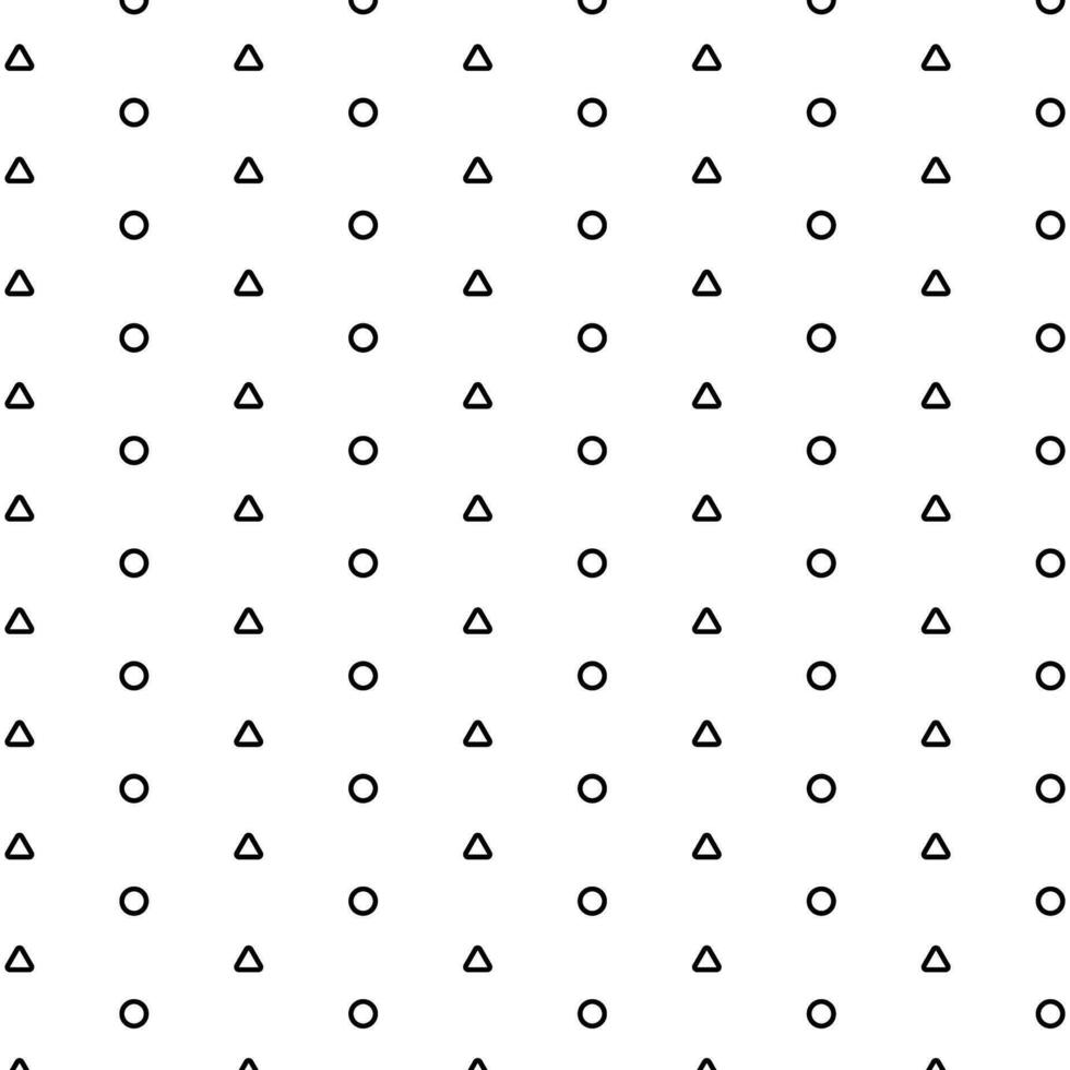 Circle Square Shape Seamless Pattern Background Vector Illustration