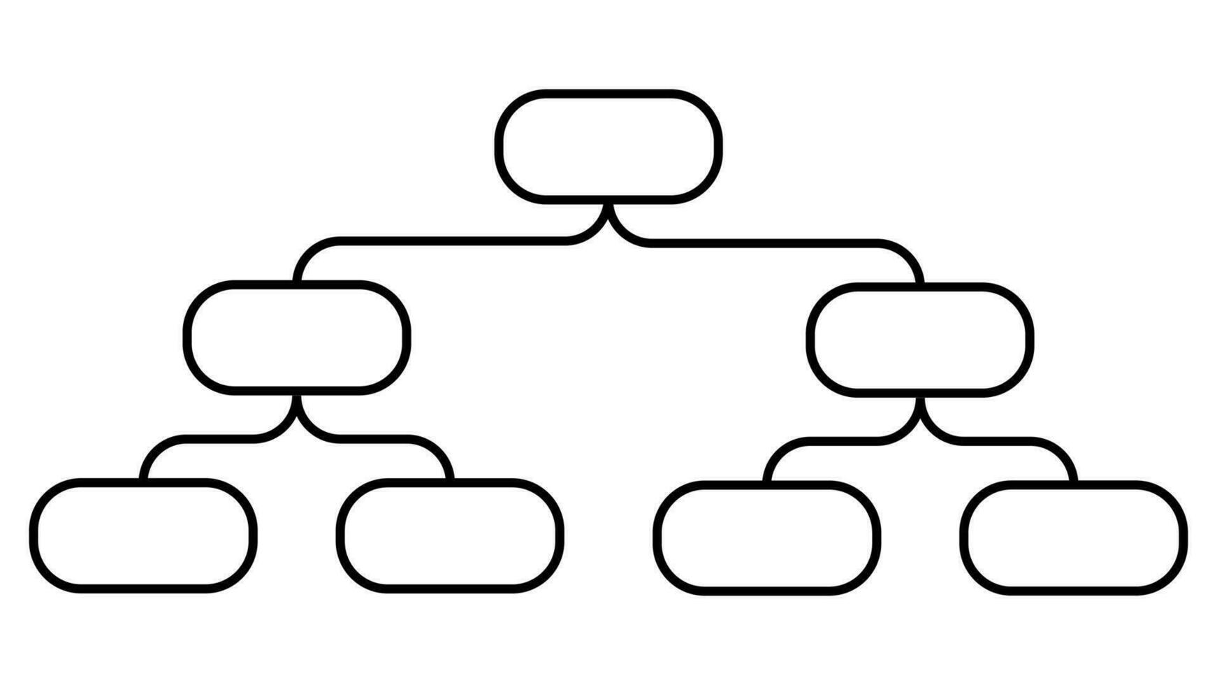 Pedigree icon family tree, family life history diagram, pedigree chart vector