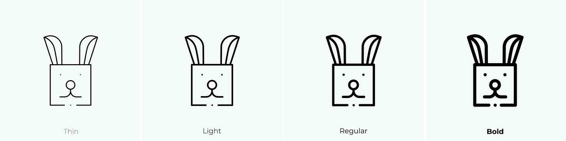 paper crafts icon. Thin, Light, Regular And Bold style design isolated on white background vector