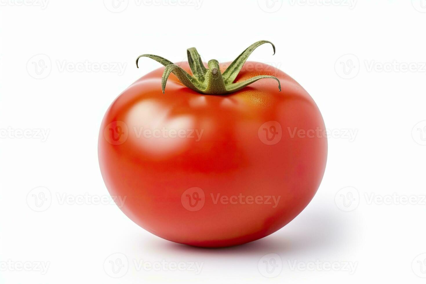 ai generado tomate aislado en blanco antecedentes. ai generado foto