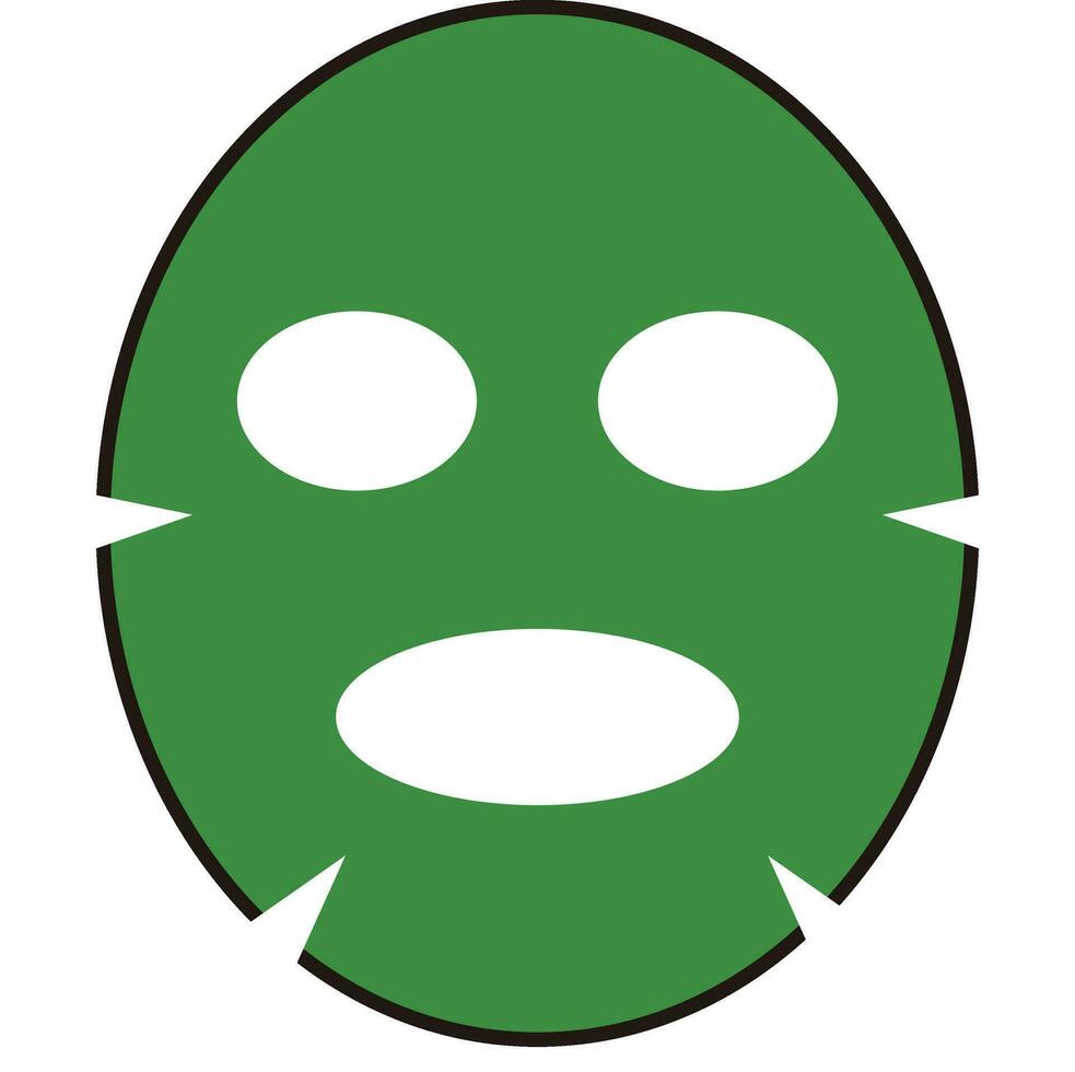 facial mask  illustration design, art and creativity vector