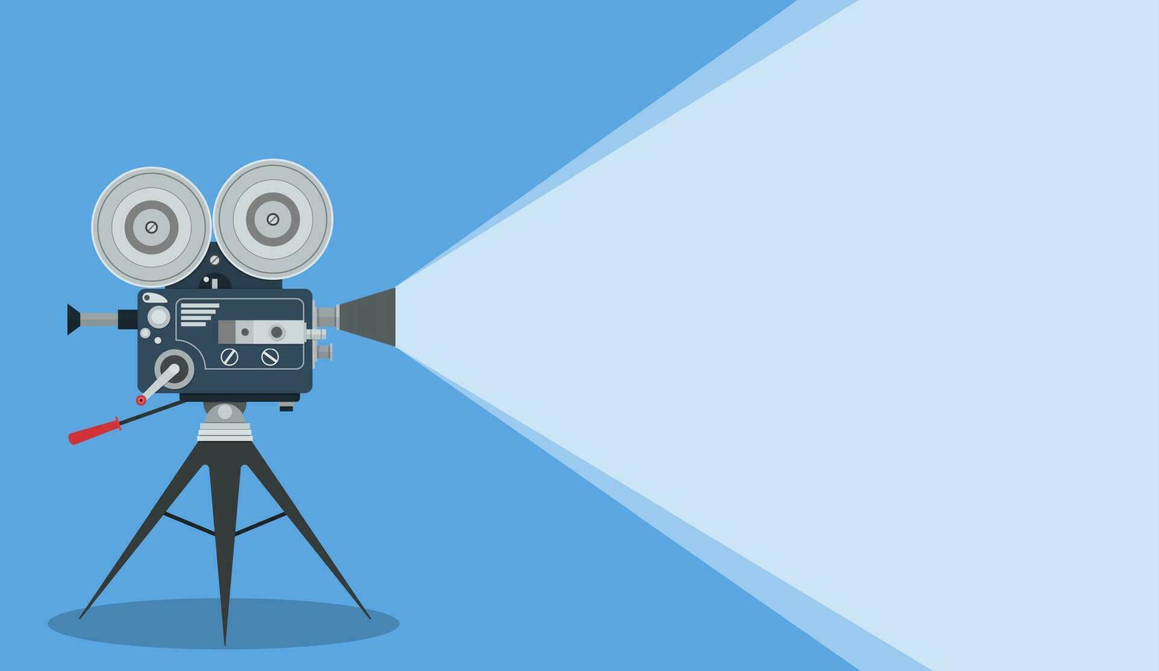 Retro cinema Video Camera vector