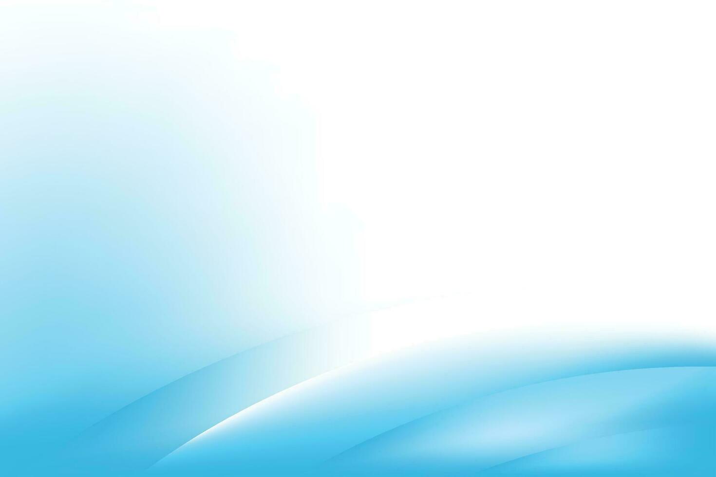 Abstract Smooth Blue and White Background vector