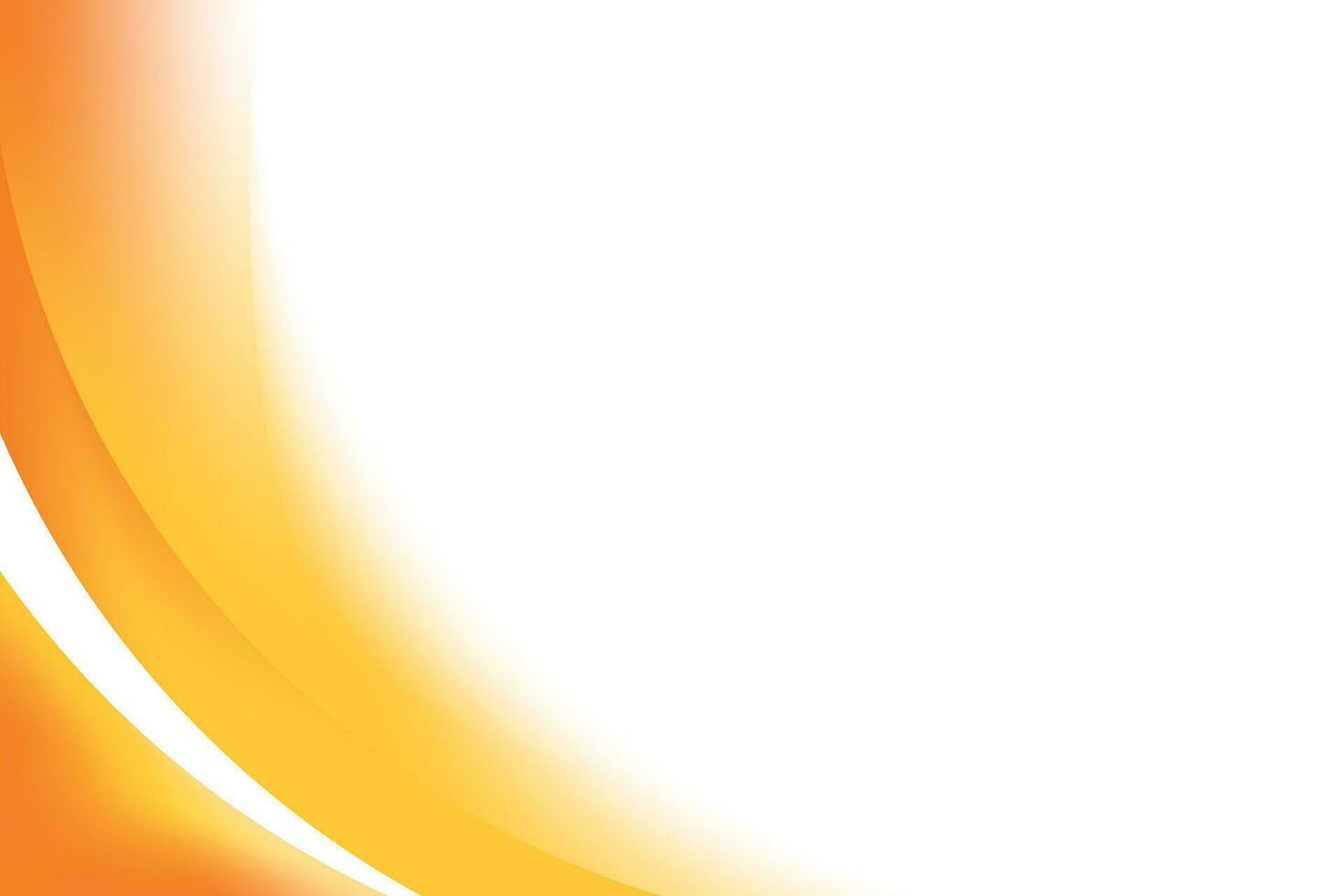Abstract Orange Curvy Background vector