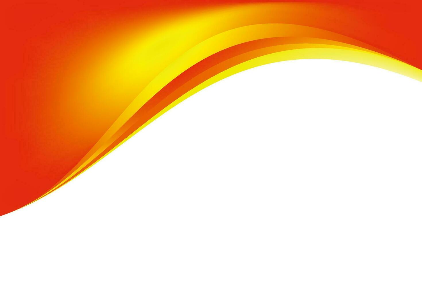 Abstract Orange Yellow Wavy Background vector