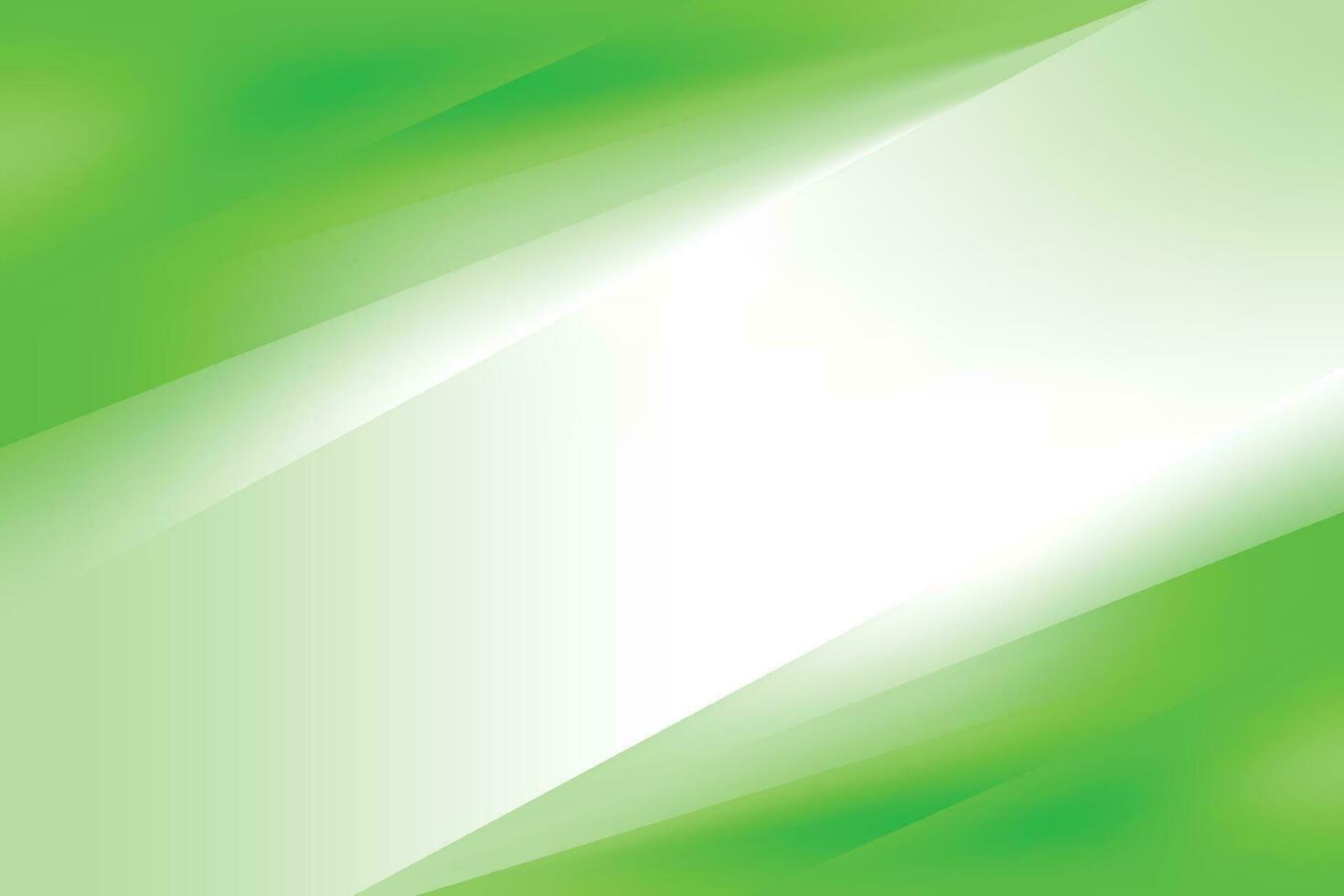 Abstract Smooth Green White Background vector