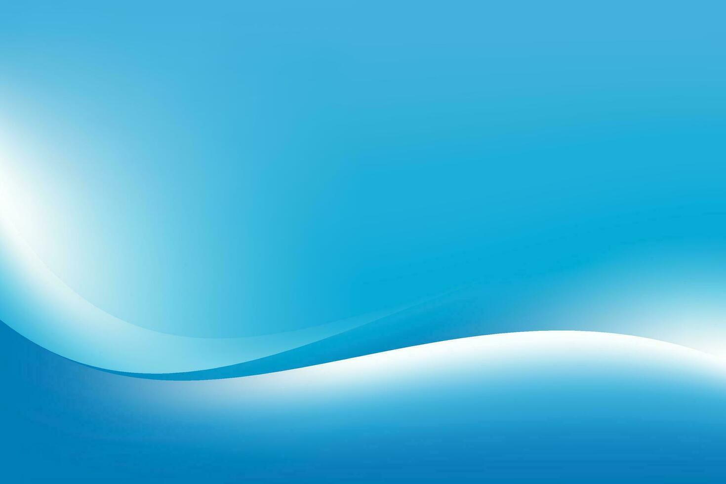 Abstract Stylish Blue Wavy Background vector