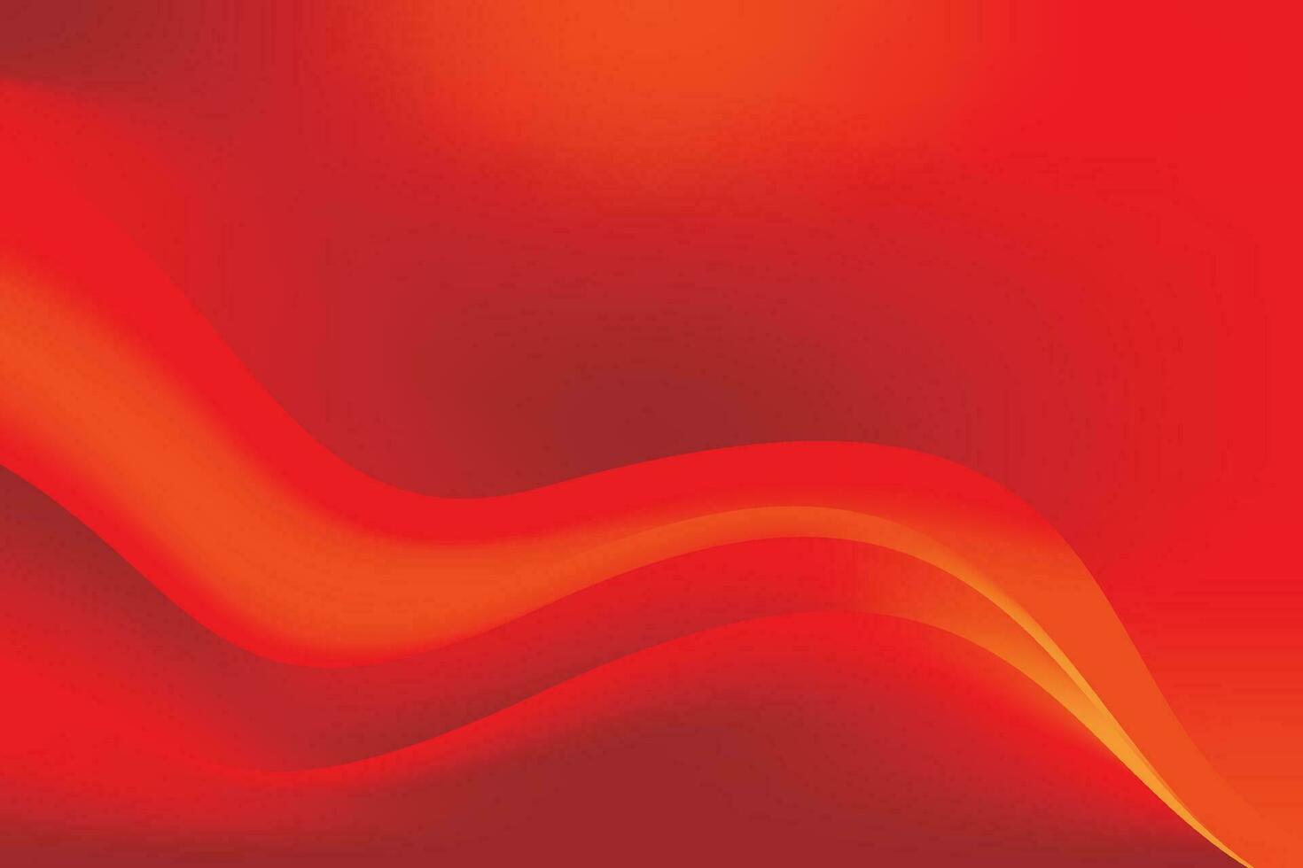 Abstract Red Wavy Background vector