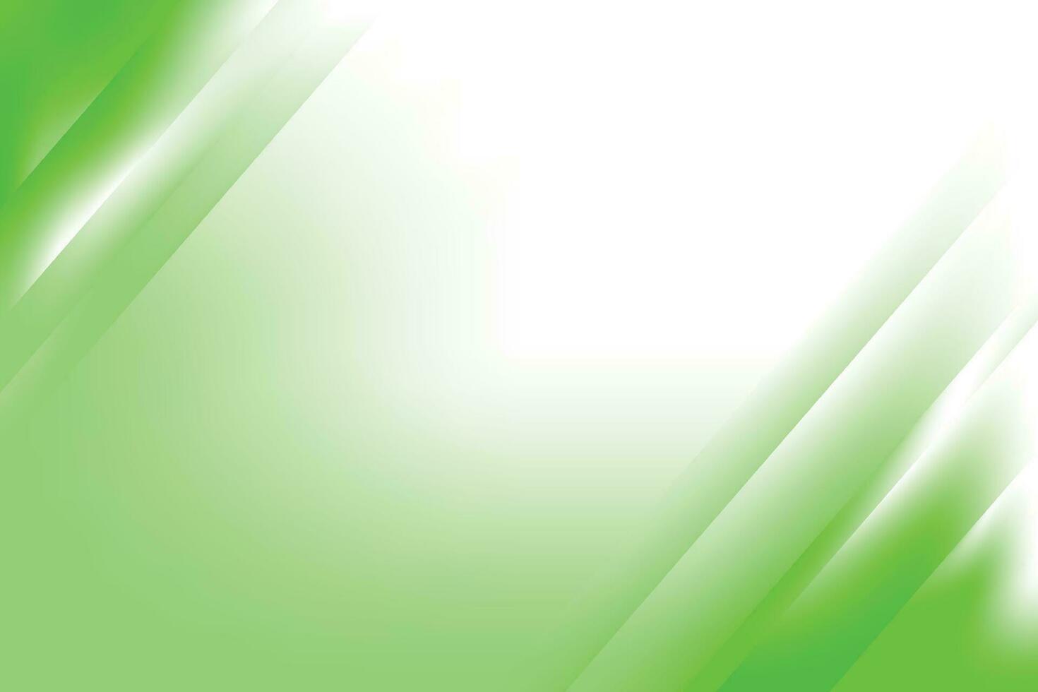 Abstract Smooth Green and White Background vector