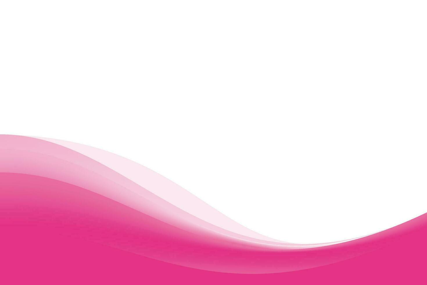 Abstract Pink White Wavy Background vector