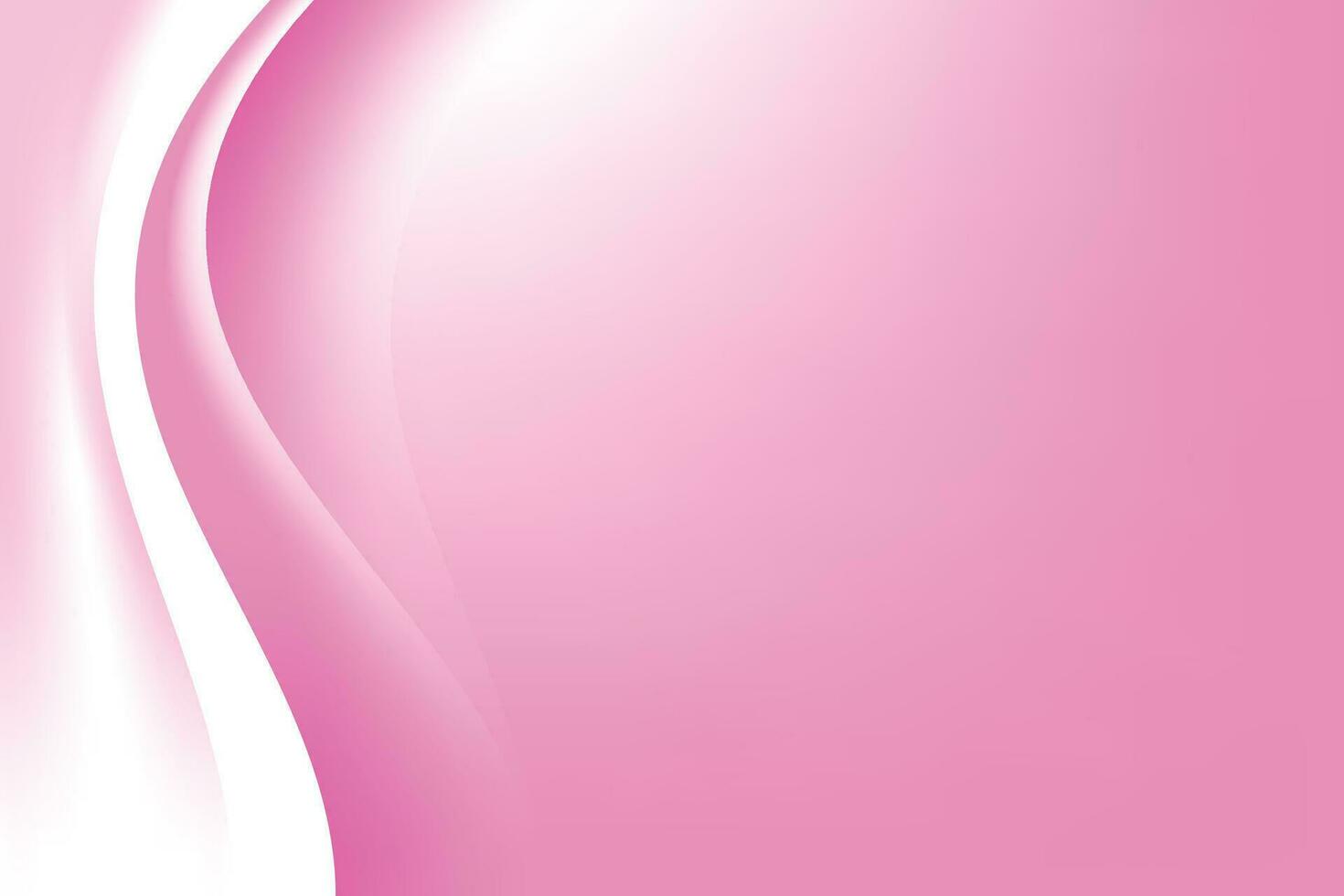 Abstract Smooth Pink Wavy Background vector