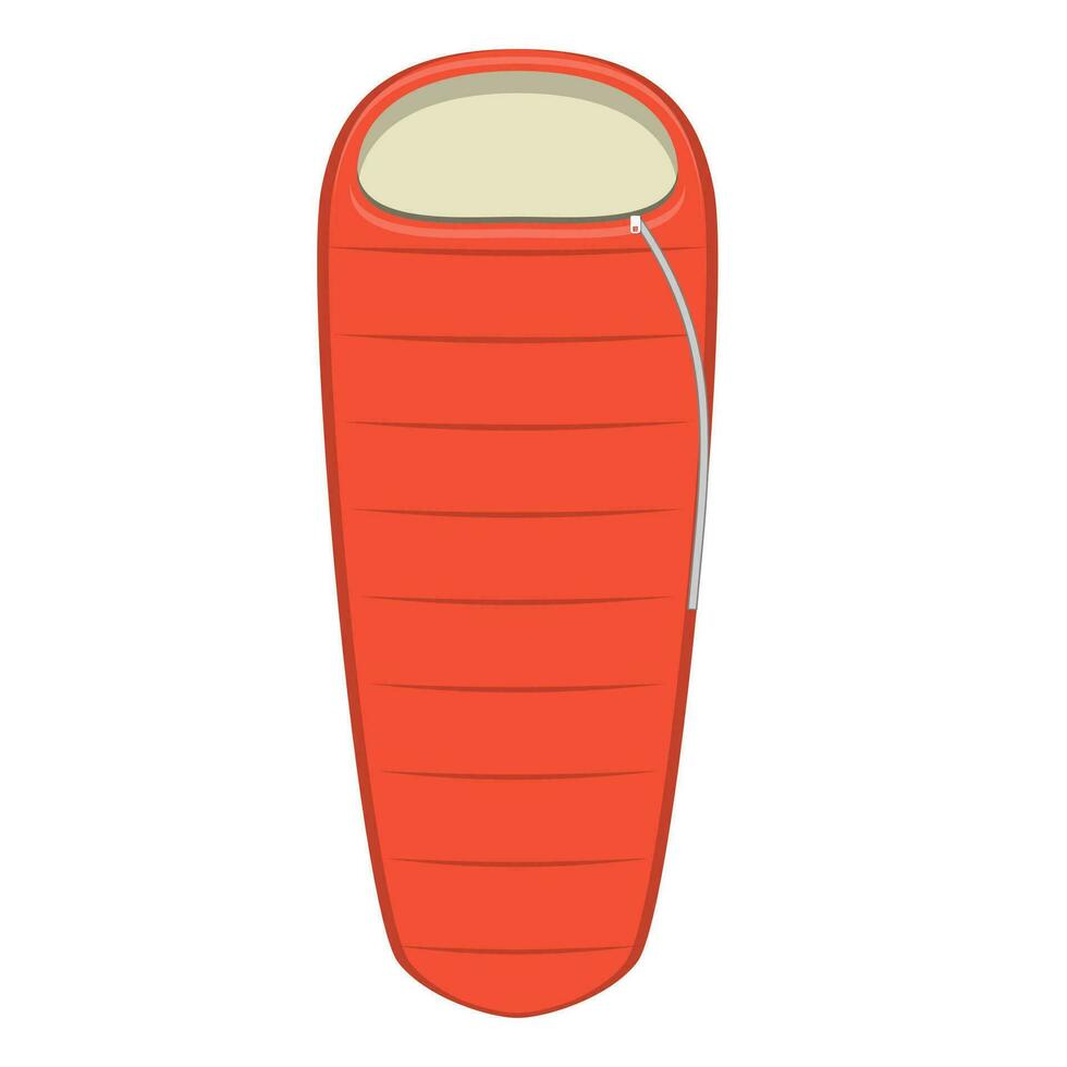 Camping sleeping bag. vector