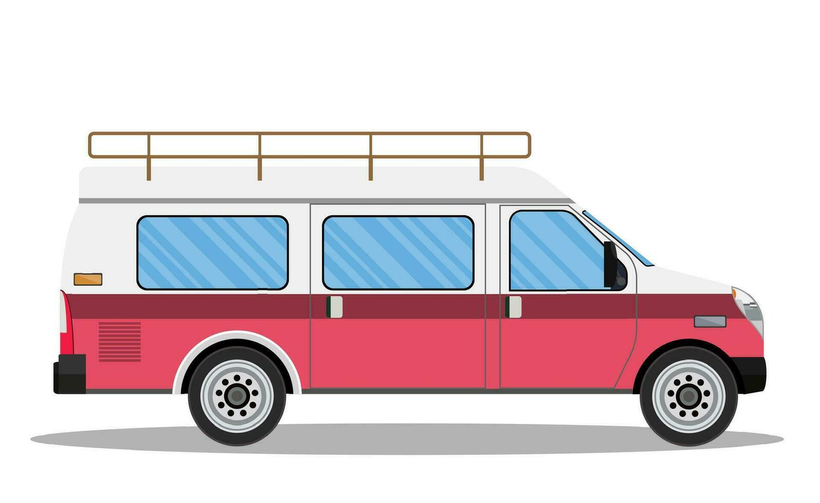 viaje camioneta icono. vector