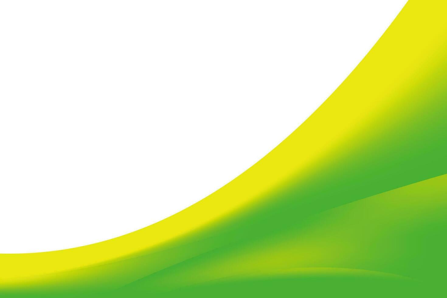 Green Yellow Wavy Background vector