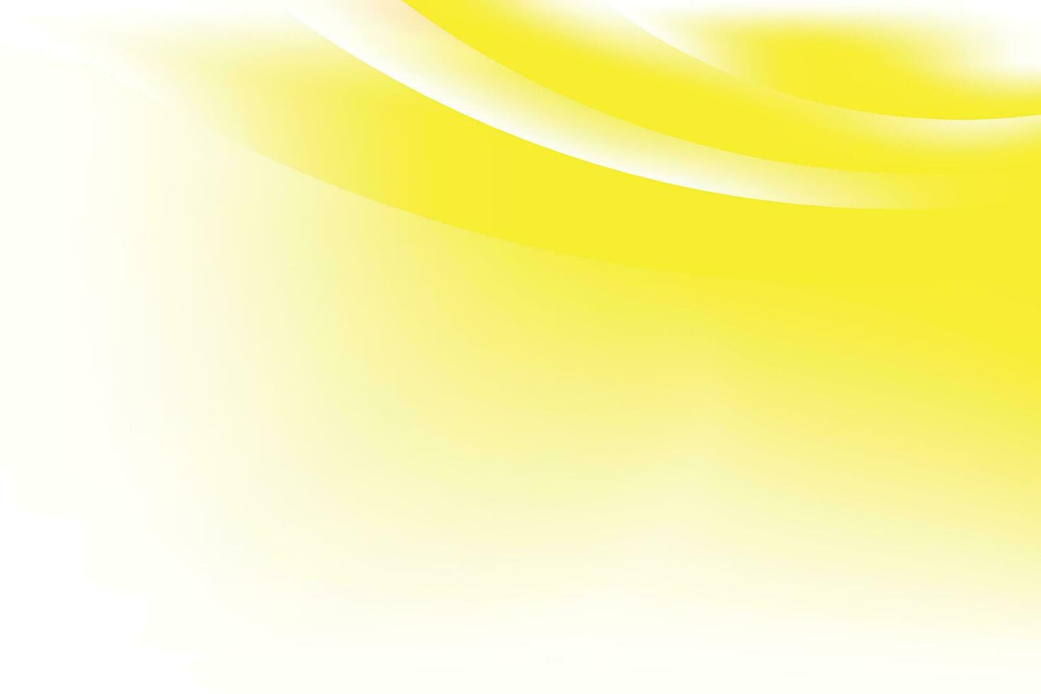 Abstract Smooth Curvy Yellow and White Background vector