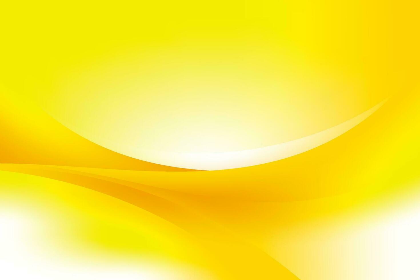 Abstract Yellow Wavy Background vector