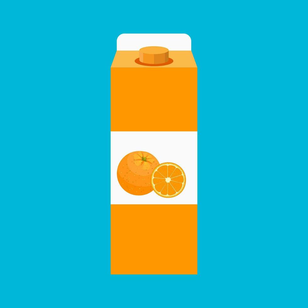 Vector orange juice illustration