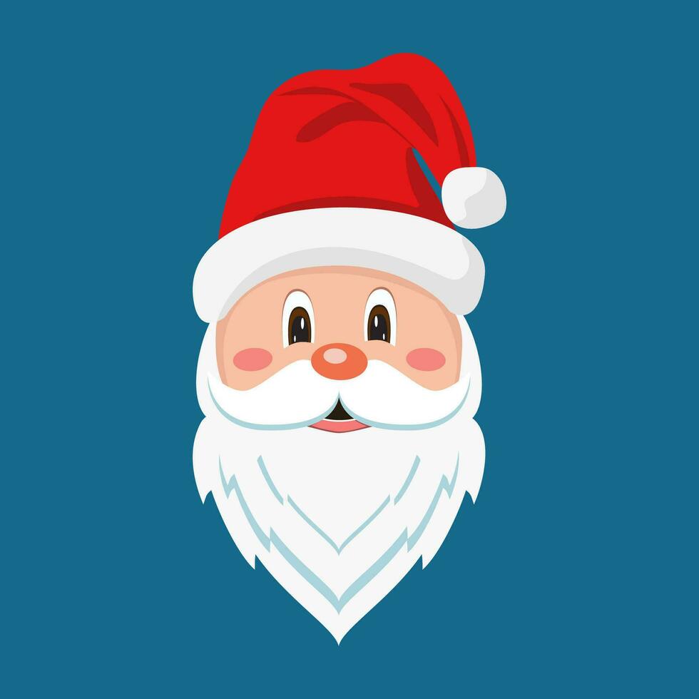 Santa Claus icon. vector