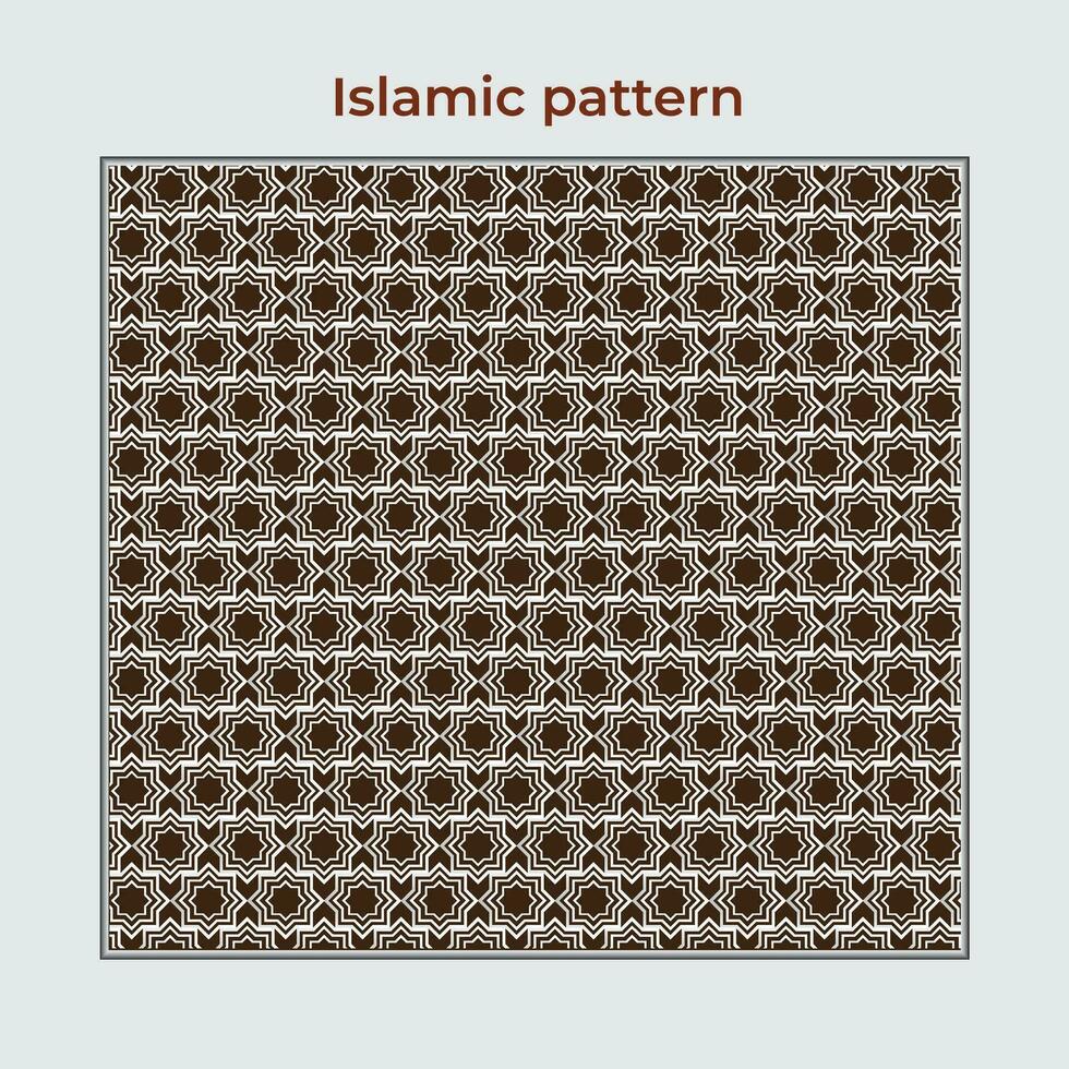 Islamic texture with Arabic pattern background vector