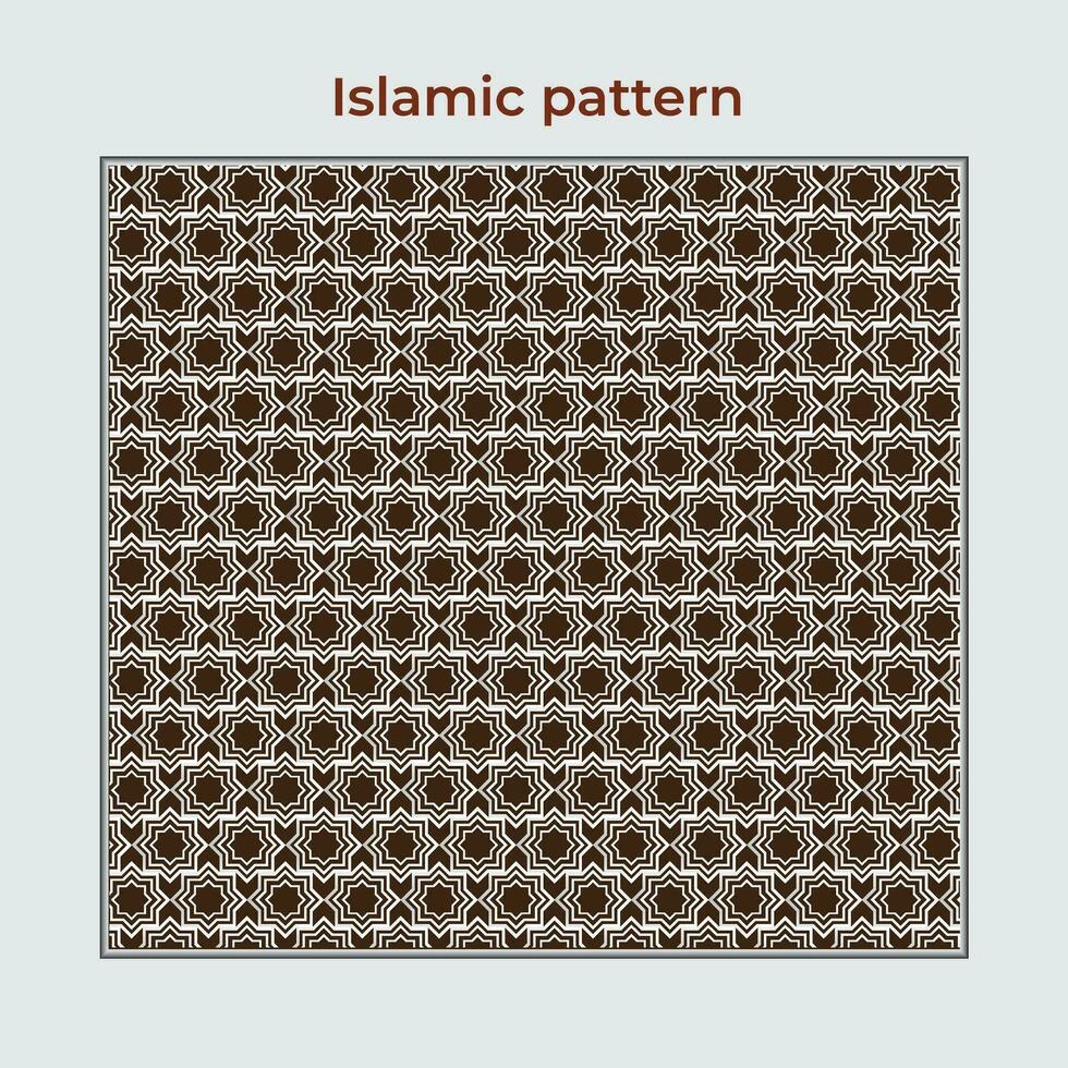 Islamic texture with Arabic pattern background vector