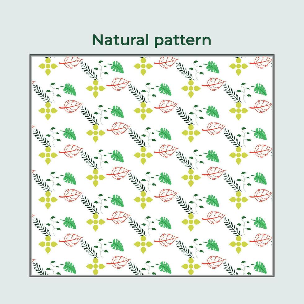 textura conjunto de natural plantas y flor vector