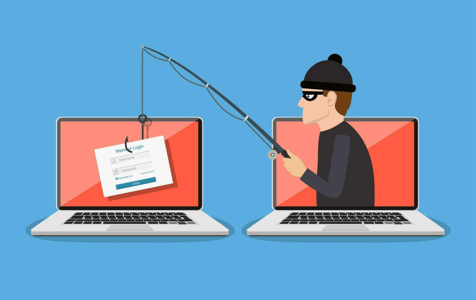 suplantación de identidad estafa, hacker ataque vector