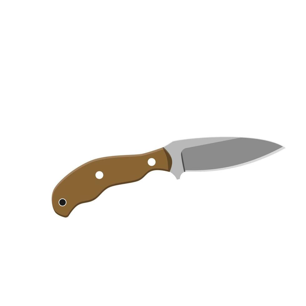 cuchillo para cámping, excursionismo vector