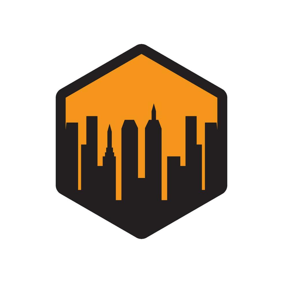 City building icon design vector illustration