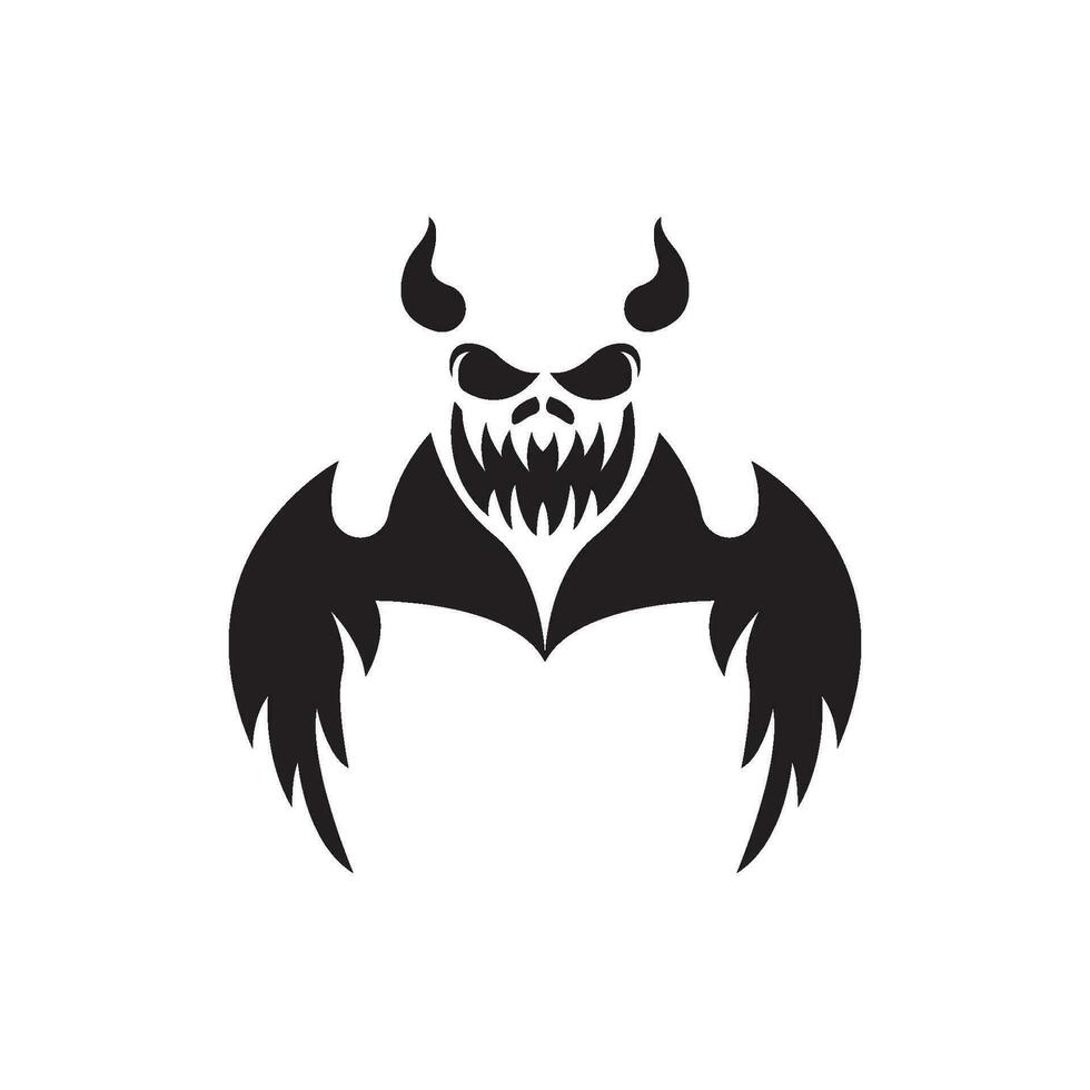 Devil logo vector template