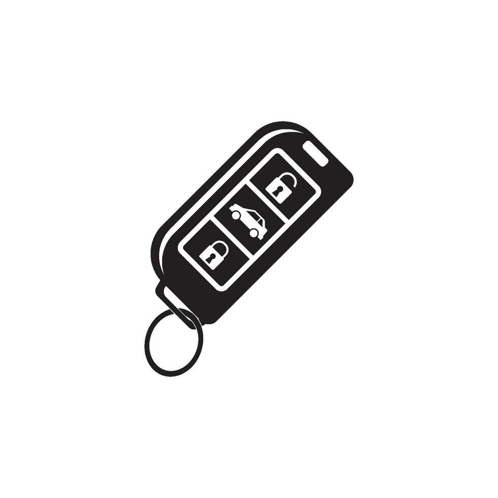 símbolo logo icono, coche llave diseño vector ilustración
