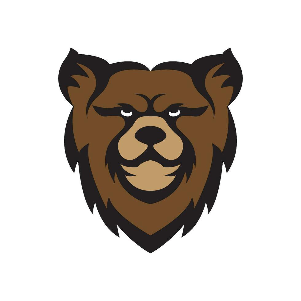 Bear logo vector template