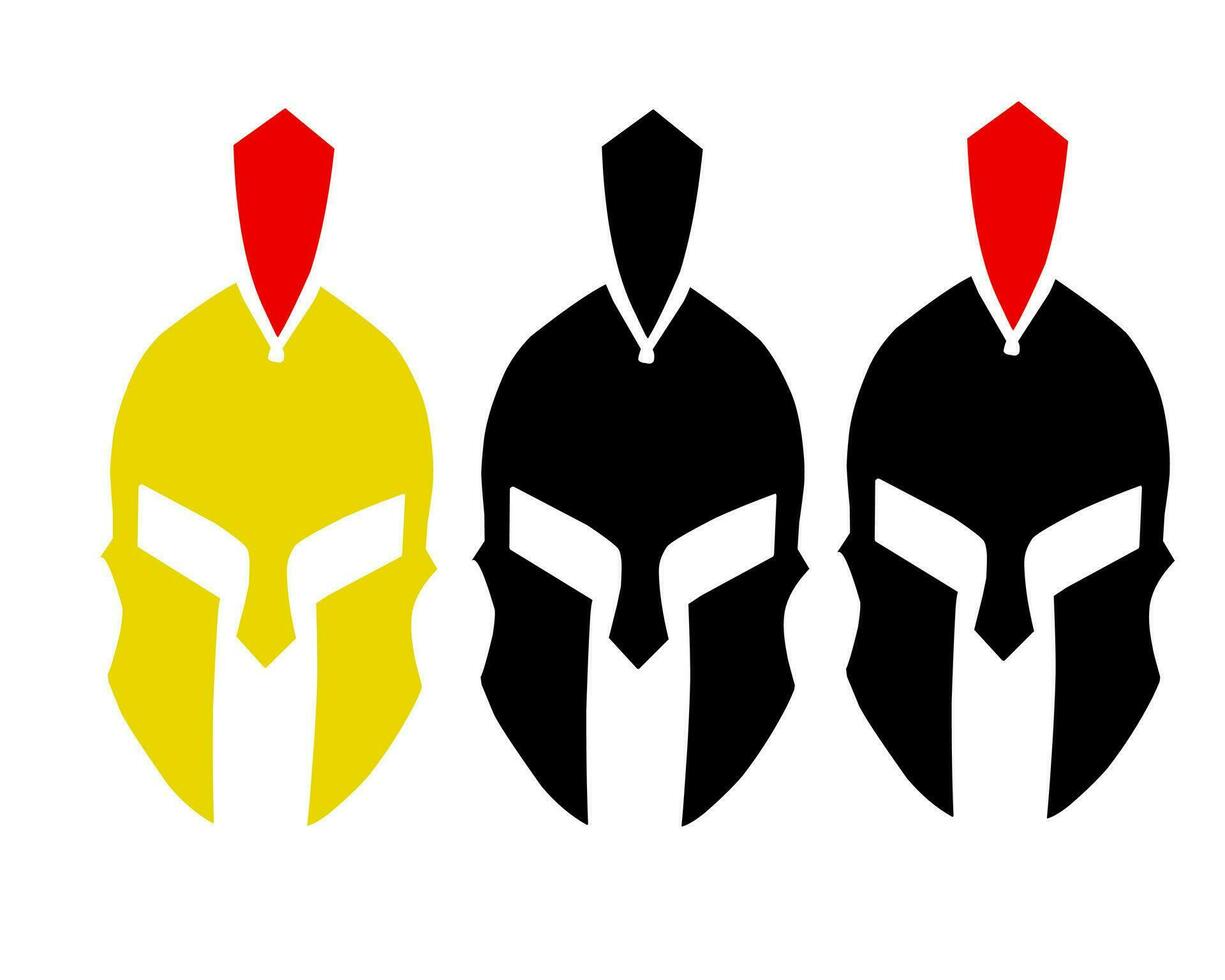 Awesome spartan logo vector