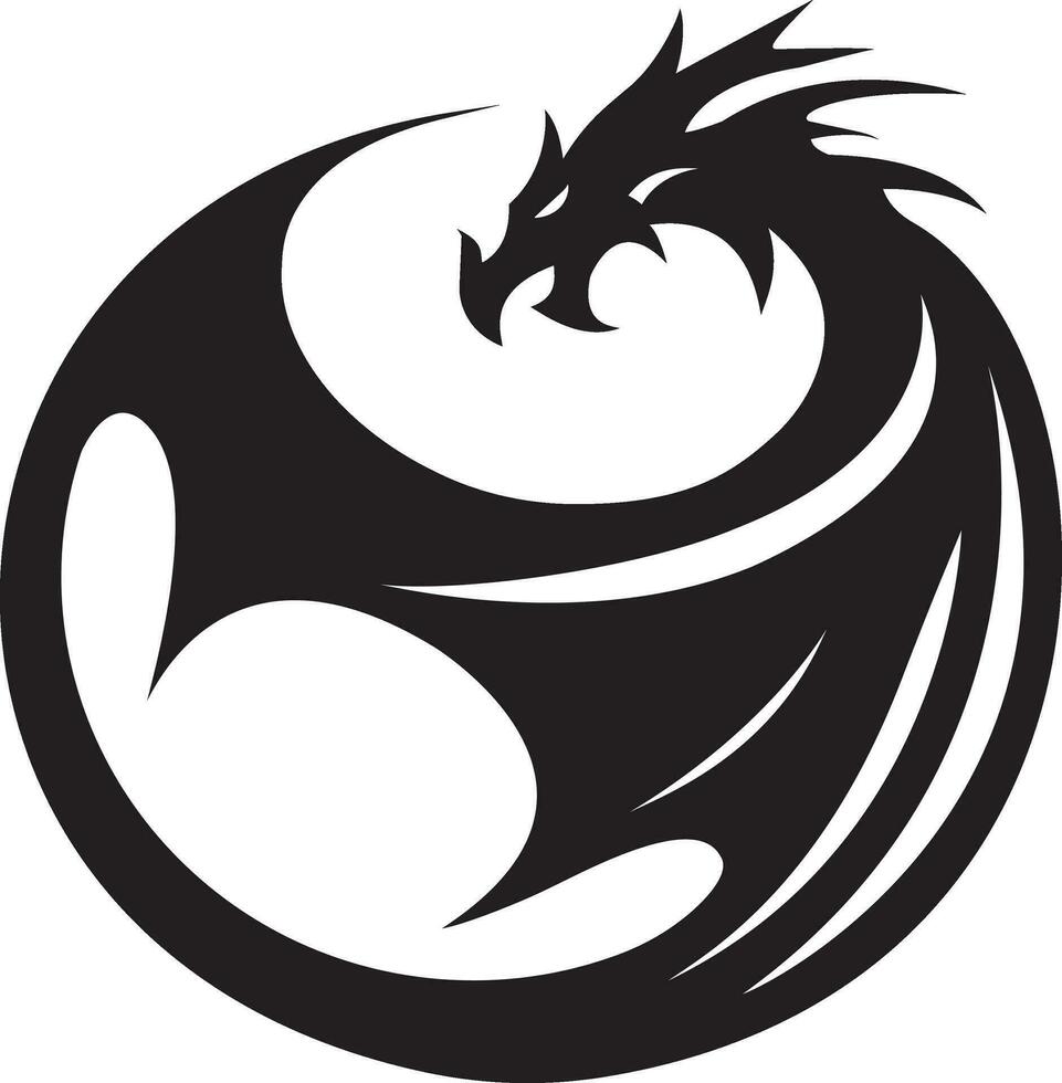 Dragon Silhouette Vector