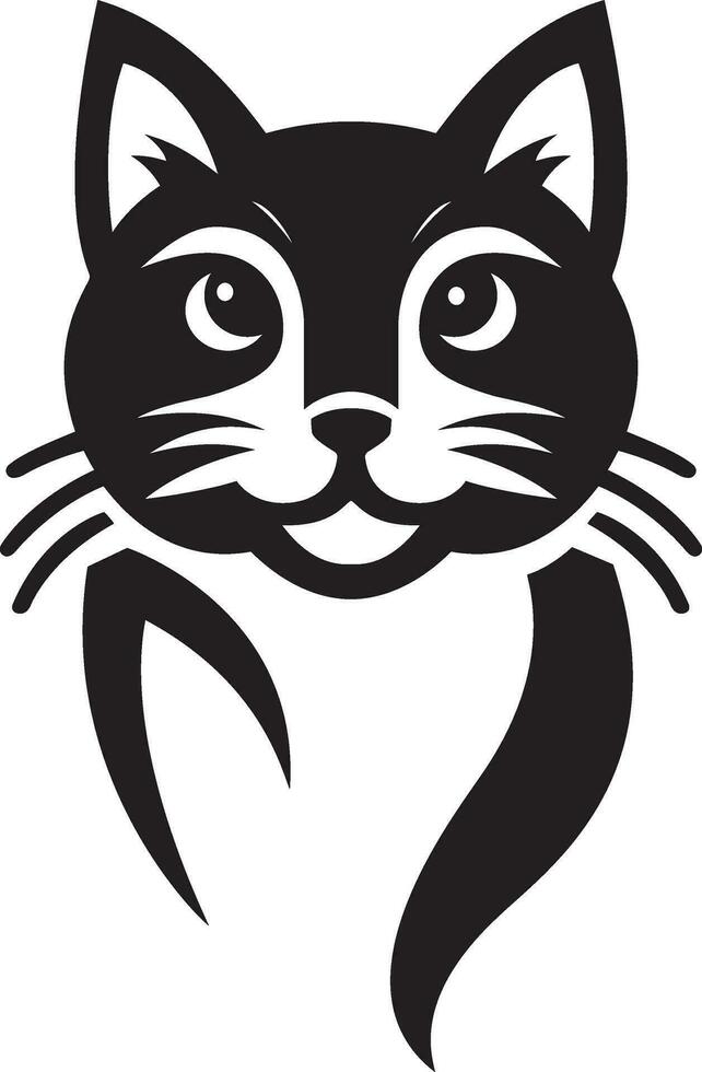 vector de silueta de gato