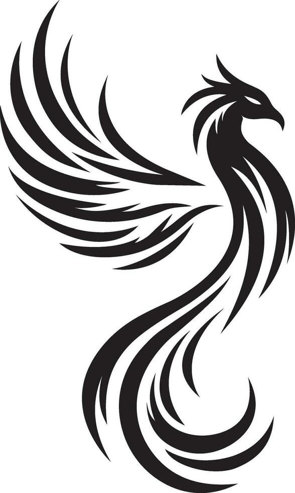 Phoenix Silhouette Vector