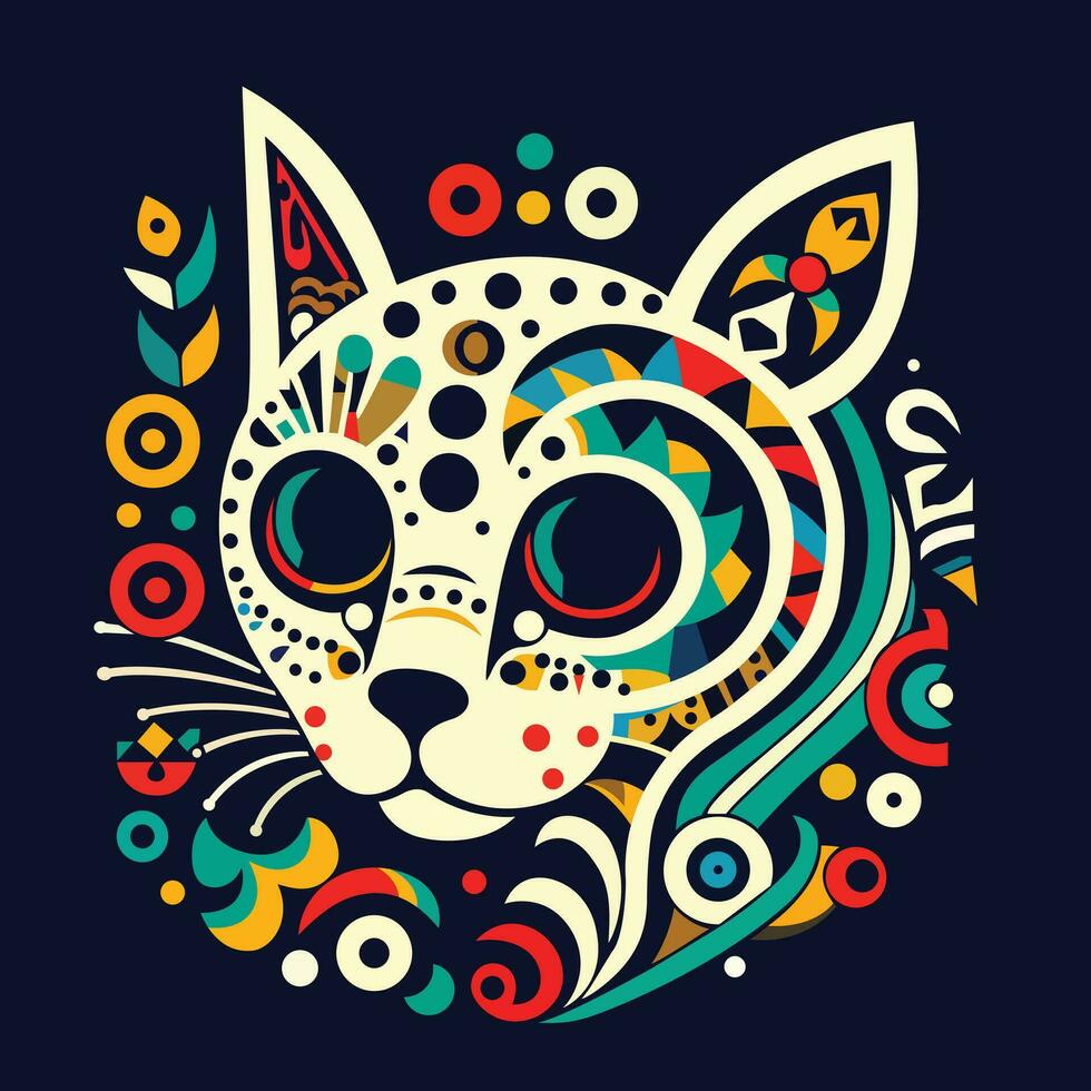 Cat Pattern Vector