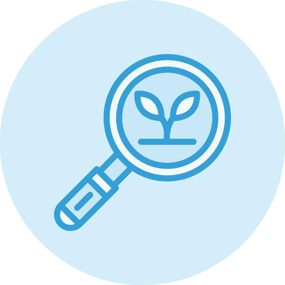 Eco search Vector Icon Design Illustration