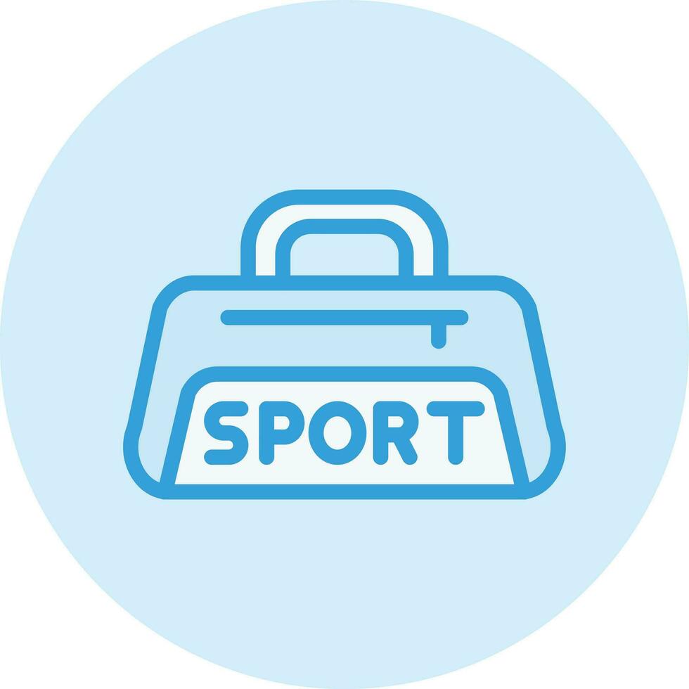 ilustración de diseño de icono de vector de bolsa de deporte