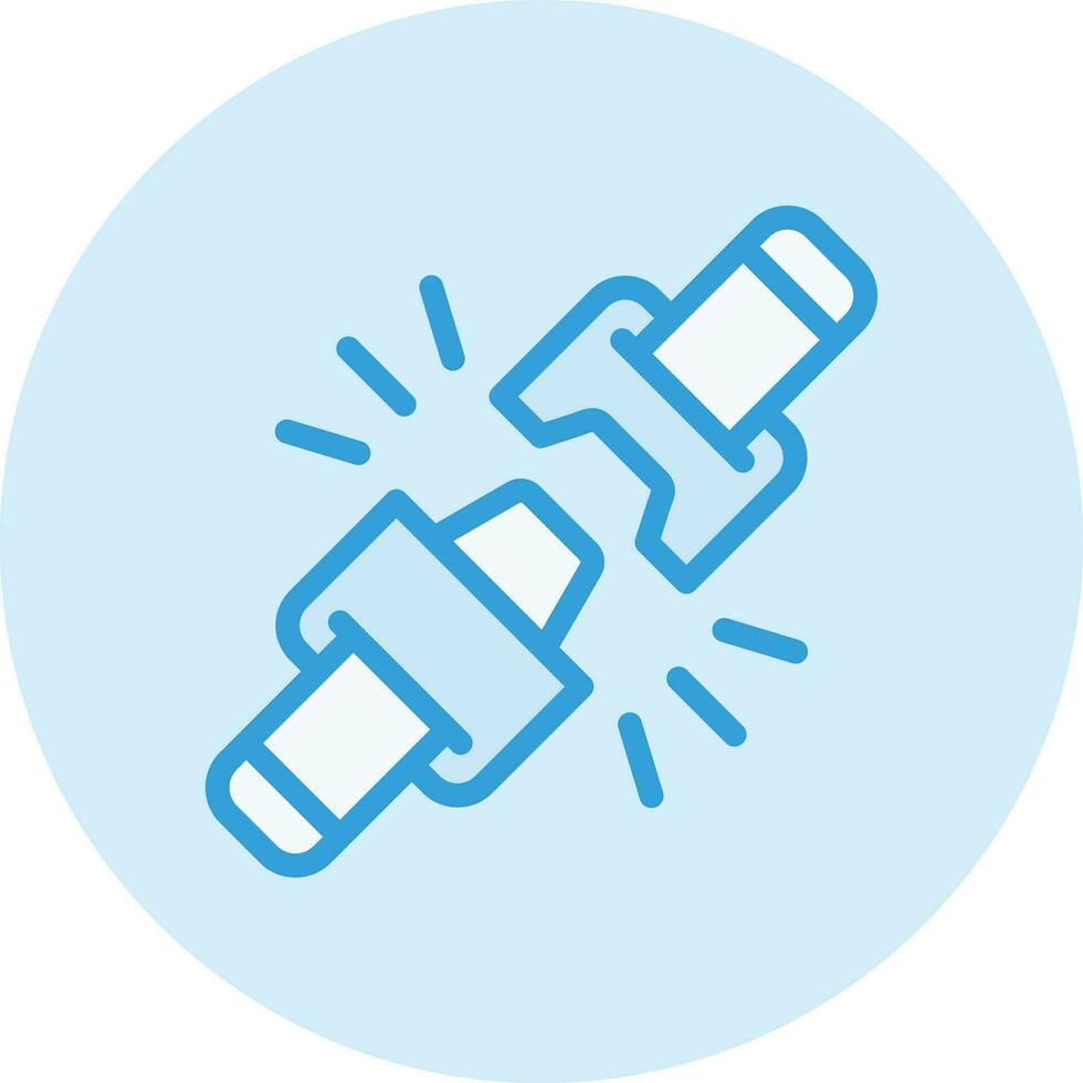 Seat belt Vector Icon Design Illustration