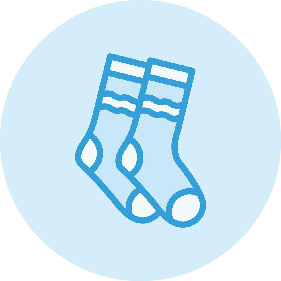 ilustración de diseño de icono de vector de calcetines