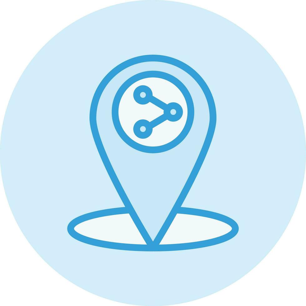 Share location Vector Icon Design Illustration
