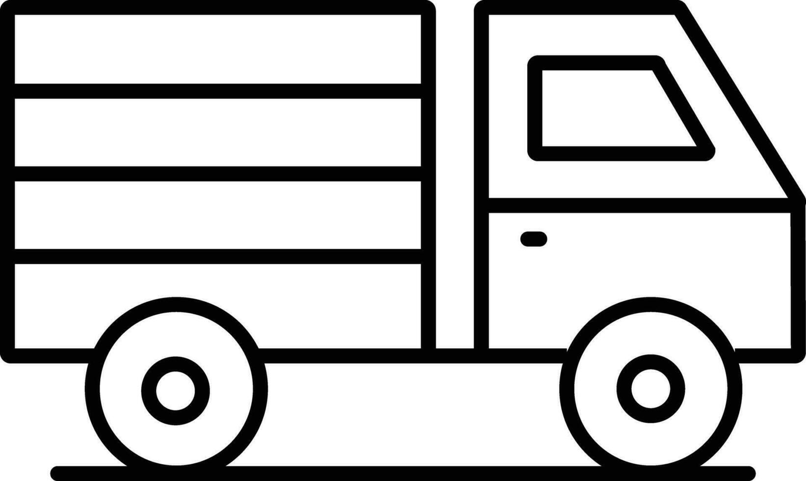 transporte contorno vector ilustración icono